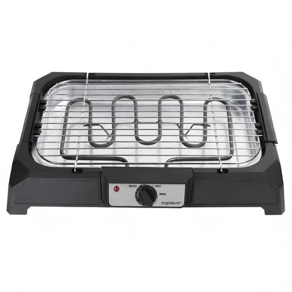 Aigostar 2000W Stor Elektrisk Grill, Røgfri Elektrisk Barbecue, Temperaturjustering til Hjem og Camping