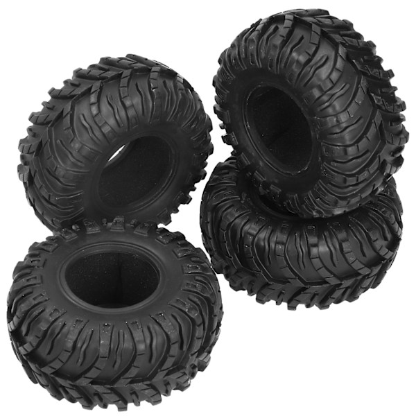 4 st 130/58 mm Gummi RC Crawler Däck med Svampfoderremsa Mönster Universal RC Delar