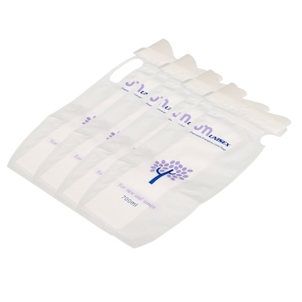 12 stk. 700ML Engangs urinposer Bærbare Effektiv Forsegling Foldbar Unisex Urinpose