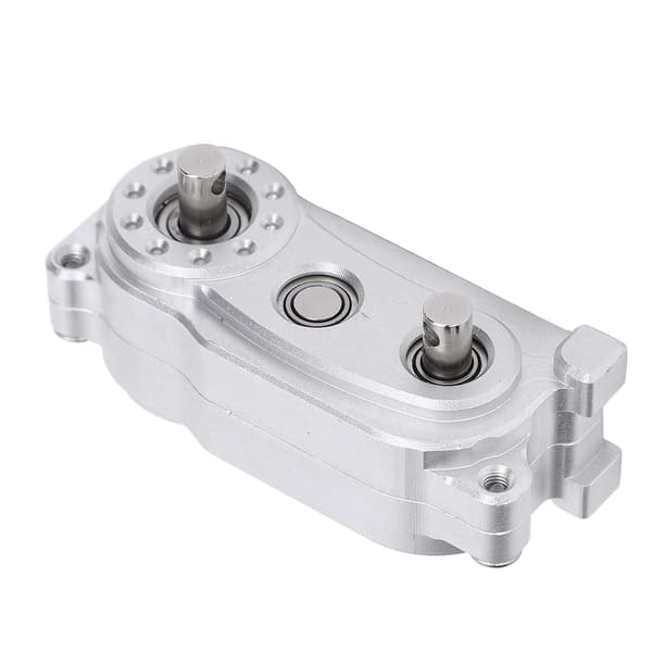 313mm Hjulbas Metallchassi Ram Transfer Case Ersättningsdelar Passar för 1/10 RC Crawler Bil Silver