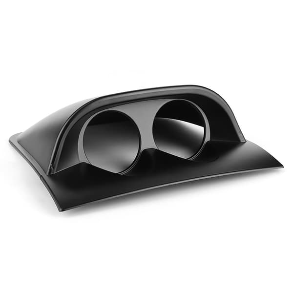2in Dash Gauge Pod Dobbelt Hul Bilmåler Monteringsholder Beslag Universal Auto Tilbehør Sort