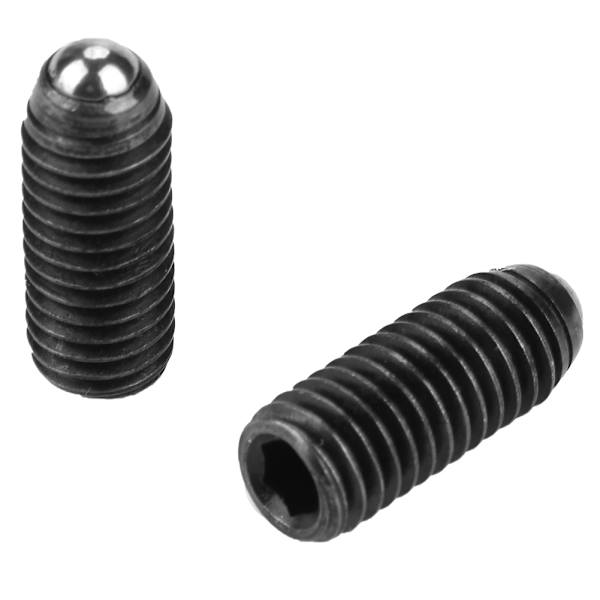 10 stk. M8 Skruegevind Hex Socket Kulstofstål Kugle Fjederstempler Sæt (M8*20)