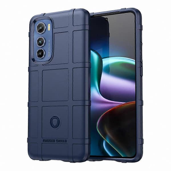 Heltäckande stötsäkert TPU-skal för Moto Edge 30 Rugged Protective Phone Shell Blue