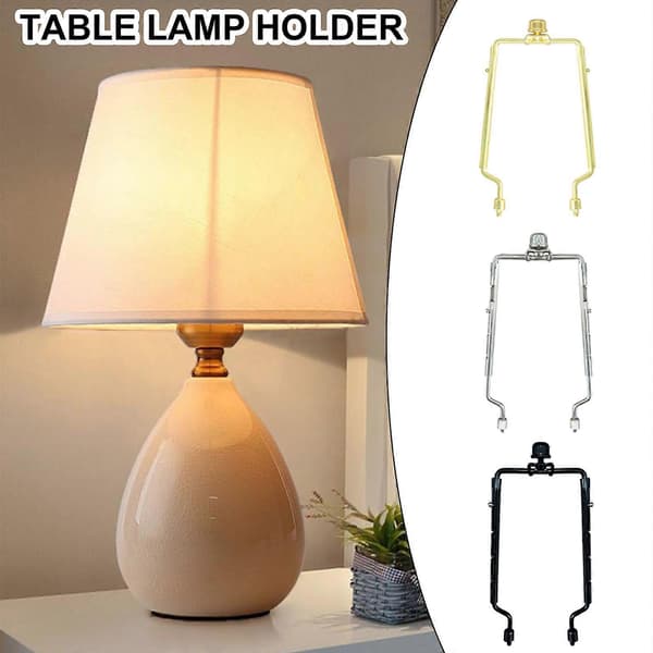 【03】Lampeholder Sæt Justerbar Lampestøtte Belysningshardwarekomponent Lampeerstatningsdel Jernstruktur til Lampe color