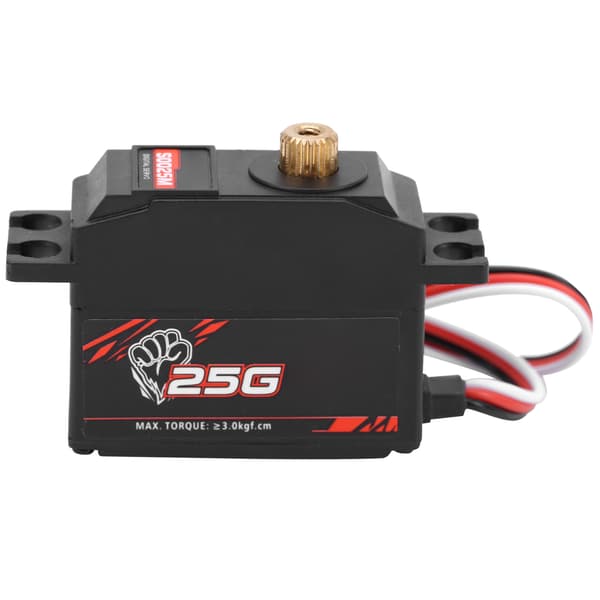 S0025M 25g Metal Gear Digital Servo Reservedel Tilbehør til 1/12 RC Bil Båd Model