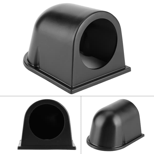 52 mm/2 tommer Enkelt Hul Målerholder Kop Universal Sort Bil Instrumentpanel Måler Pod