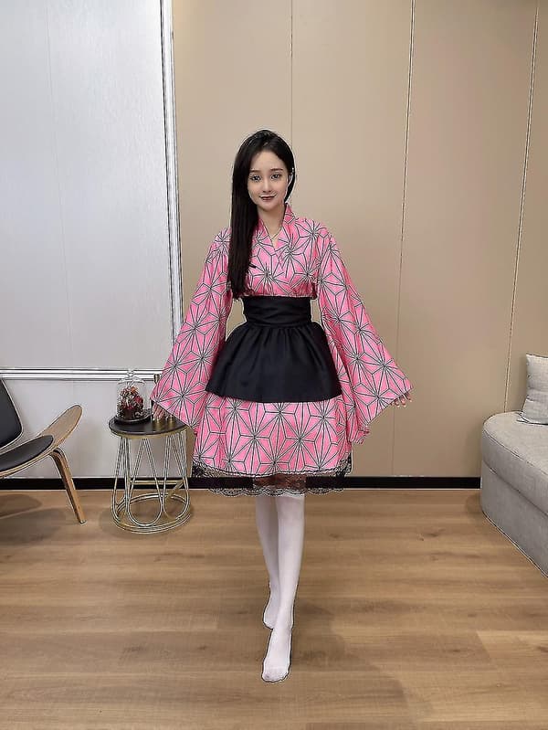 Cosplay Ghost Killing Blade Demon Slayer Anime Takki Hagoromo Kimono Mekkosetti
