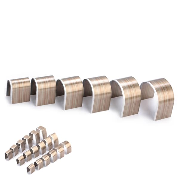 18 st Legerat stål Universal Läderhantverk Präglingsstans Set Kit DIY Läderstansningsverktyg