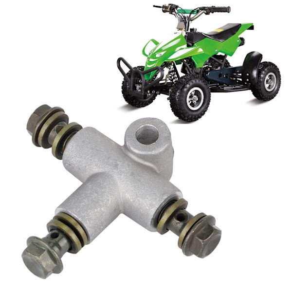 Hydraulisk bromsslangrörskoppling 3-vägs T-adapter för ATV Kart