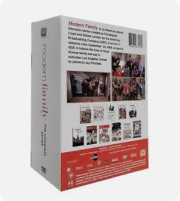 【03】Modern Family Hele Serien Sæson 1-11 (DVD, 34-disk boks) Engelsk version