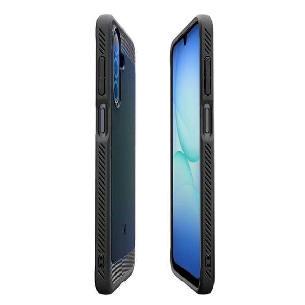 【03】Spigen Mobilcover til Galaxy A17 4G/5G Rugged Armor - Sort Svart Termoplastisk polyuretan (TPU)