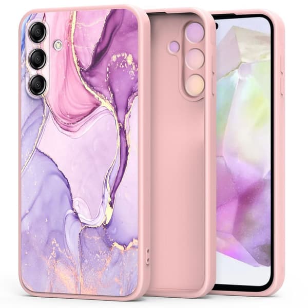 【03】Tech-Protect Samsung Galaxy S25 FE Cover Icon Marble 50