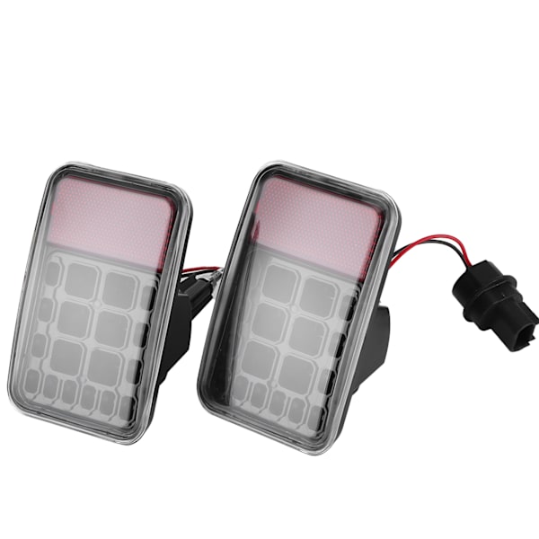 2st 12V Bakre Dimljus 6500K Hög Ljusstyrka IP67 Vattentät Passar för Jeep Wrangler JK 2007-2017