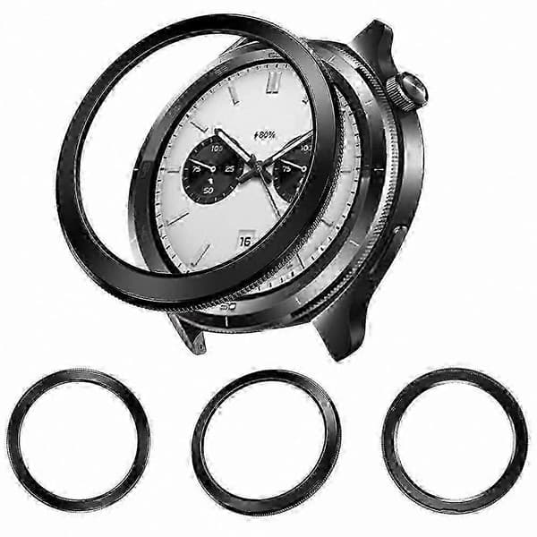 Smartwatch-ramme til Watch S4 S3 - kompatibel reservedel Black