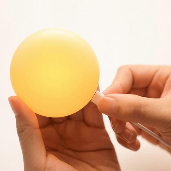 Natlampe til babyfodring og søvnbeskyttelse med borddesign Yellow