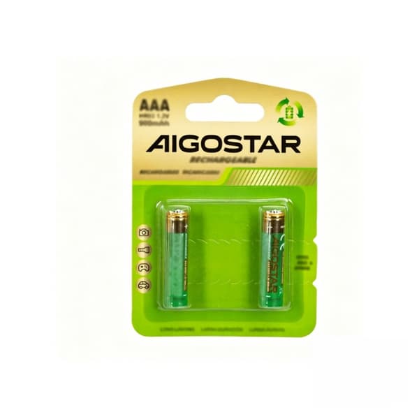 2st Uppladdningsbart batteri HR03 (AAA) 900mAh 1.2V