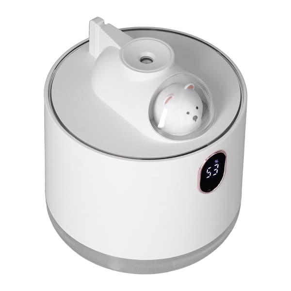 500 ml Stor Kapacitet Luftfugter Rumskib Natlys USB Opladning Bil Luftfugter til Hjemmet Hvid