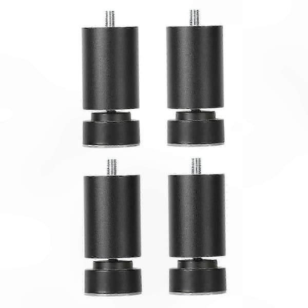 Robust møbelstøtte med justerbare metalben og M10-gevindforbindelse Black 15cm