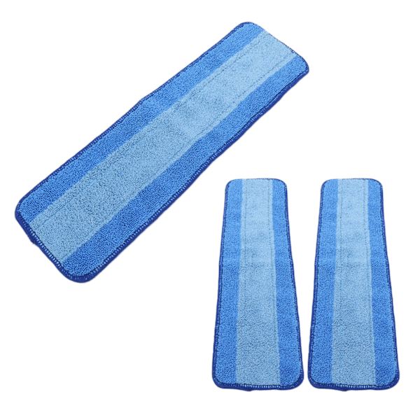 3 STK Våd Tør Dobbelt Anvendelse Moppeklude Refills Genanvendelig Mikrofiber Moppepude til Bona Moppe Gulvrengøring