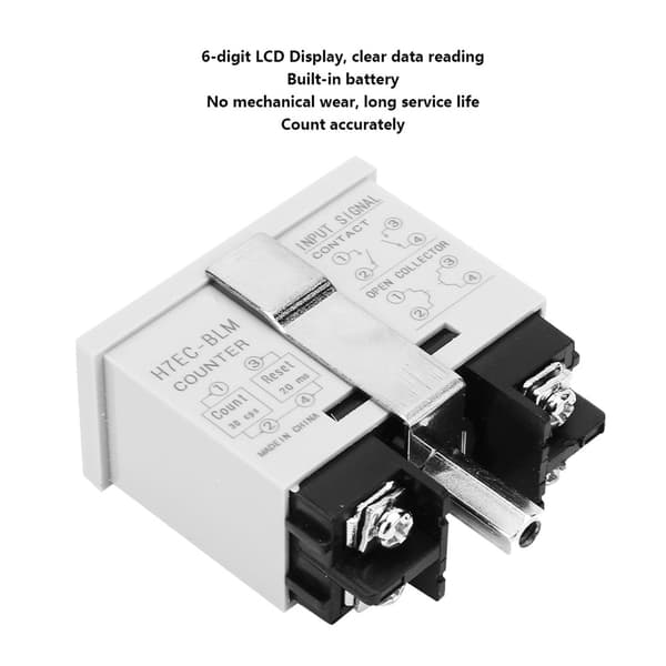 Digitaalinen elektroninen laskuri LCD-näytöllä - 1 kpl