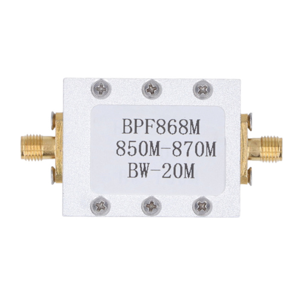 Båndpasfilter FM Broadcast SMA K Interface 850‑870MHz Elektronisk komponent BPF868M med kabinet