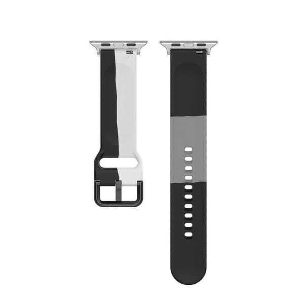 Silikon sportklockarmband för Apple Watch 4/3/2/1 42/44mm