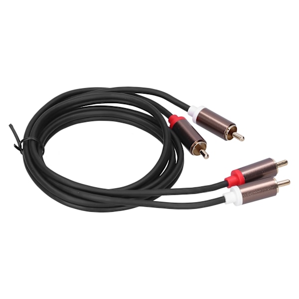 2RCA-uros - 2RCA-uros audiokaapeli kullattu kaksois RCA-johto TV:stä vahvistimeen 1M/3,3 jalkaa