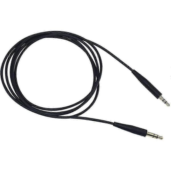 Erstatningskabel til Bose QuietComfort QC35 QC25 QC35 II QC45 hovedtelefoner Musta