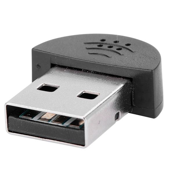 Bärbar USB Mini Studio Talmikrofon Inspelningsljud MIC-adapter för dator PC