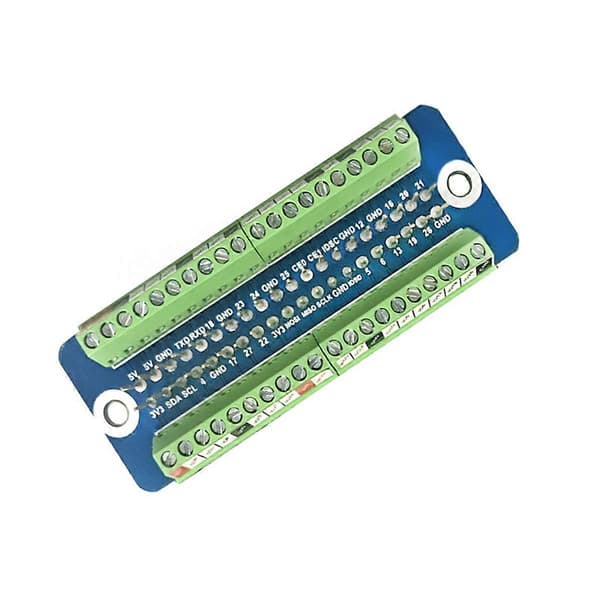 【03】Breakout Expansion Board Industriel Terminal DIY/IoT/Automationsprojekt Kompatibel med Raspberry Pi 4B 3B+ 3B As Shown