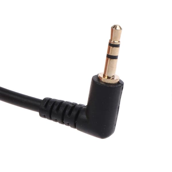 90 graders 2,5 mm til 2,5 mm han til hun-kabel til headset, hovedtelefoner, mobiltelefon, lydudskiftningskabel, kabeladaptere 3m