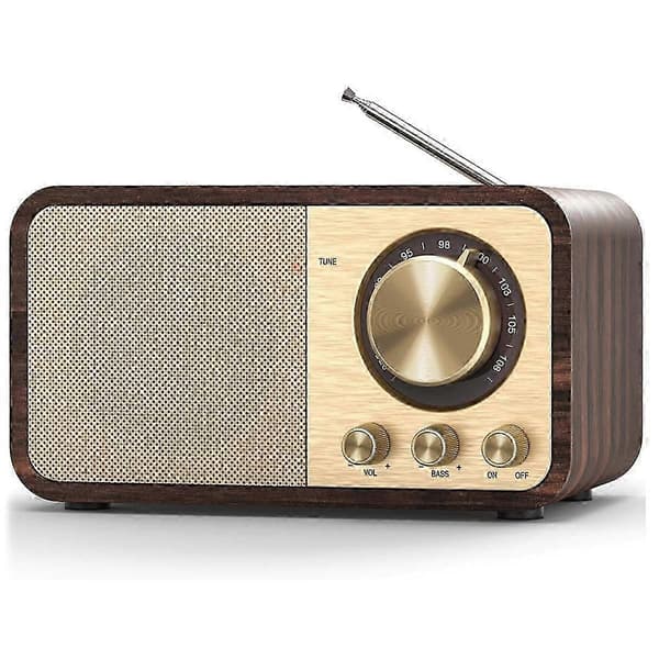 【03】FM-radio vastaanotolla, Bluetooth-transistoriradio 5W kaiuttimella