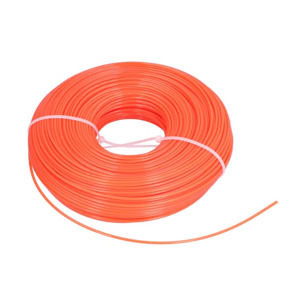 120m Trimmersnor 2.4mm Nylon Rund Græstrimmersnor Reservedel til Have