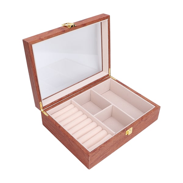 Smyckeskrin Armband Örhänge Halsband Display Organizer Fodral för Smyckesförvaring