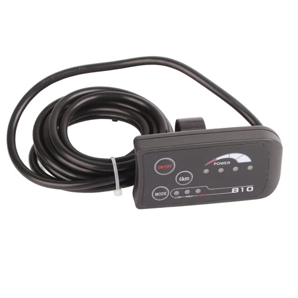 810 LED Display Elektrisk Cykel Kontrolpanel med 5-leder Kabel
