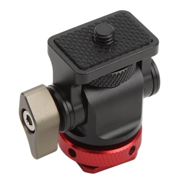 Mini Tripod Kuglehoved Cold Shoe Adapter til Montering af Kamera Monitor Flash LED Fyldlys