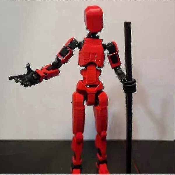 T13 Actionfigur, Titan 13 Actionfigur, Robot Actionfigur, 3D-printet med fuld artikulation til