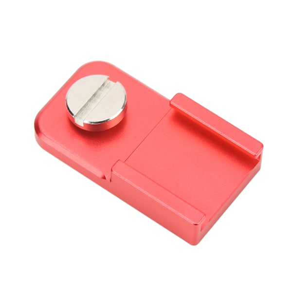 Kamera Cold Shoe Mount Aluminiumlegering Cold Shoe Mount Adapter med 1/4in Skrue til Mikrofoner Fyldlys