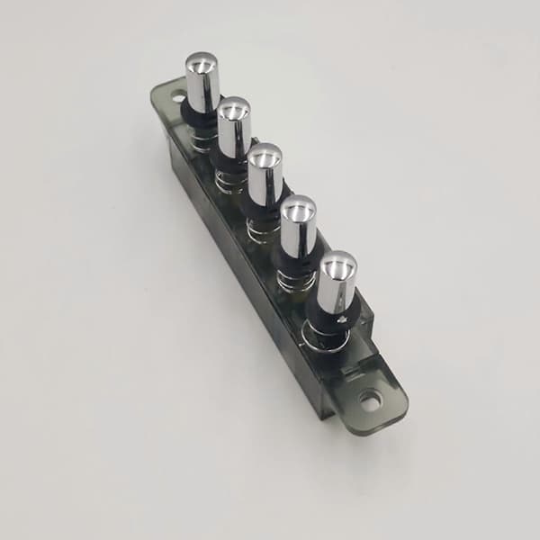 AC 250V 4A Trykknapkontakt Afbryder MQ165 Emhætteafbryder 112 x 21 x 41 mm