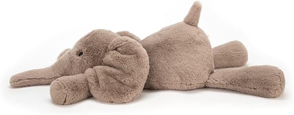 【03】Jellycat Smudge Elephant Mjukdjur, Medium 24 cm - Elefant Gosedjur - Klassisk Barnpresent