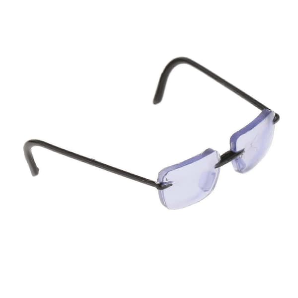 Briller i 1/6 skala af legering - Stilfuldt brille til 12-tommer actionfigurer D