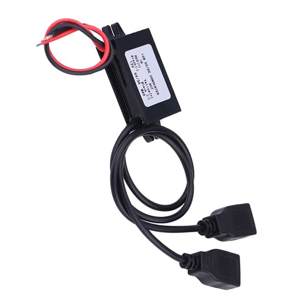 3A DC 12V til DC 5V Dual USB Oplader Adapter Konverter Modul til Bil Motorcykel Telefonopladning