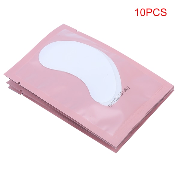 10 st Ögonskyddspads Ögonfransar Gel Patch Kollagen Ögonfransförlängningsplåster