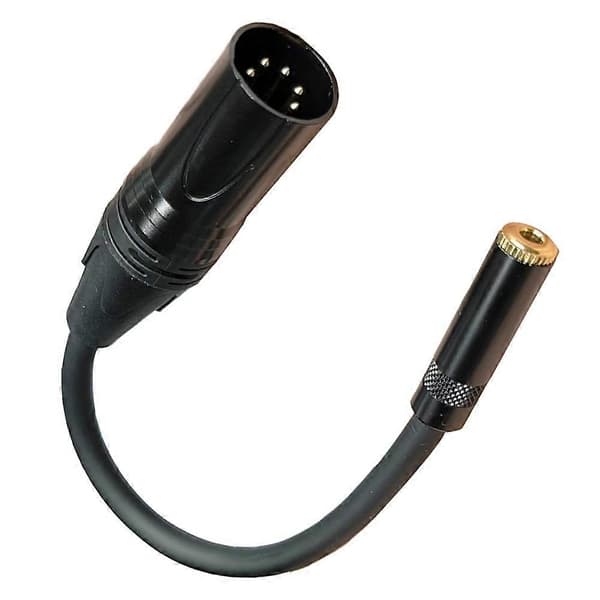 Han 5-polet XLR balance til 3,5 mm hun lydkabel til scene og hovedtelefoner