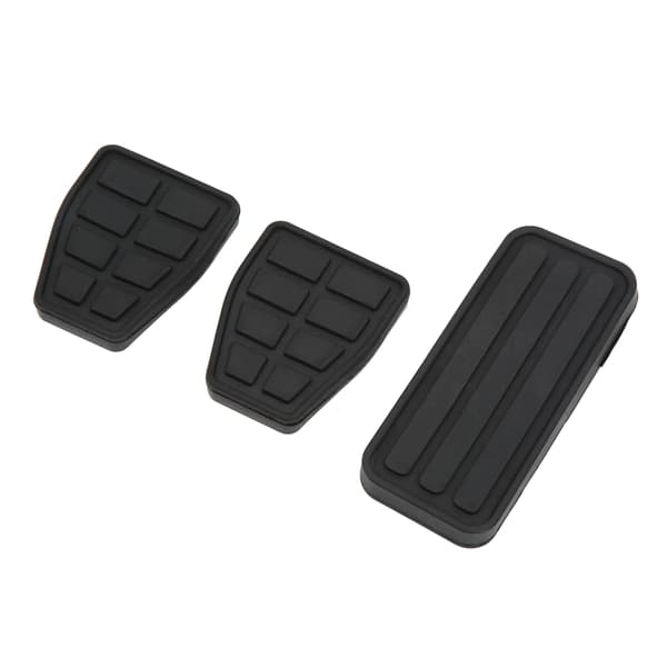 3 stk. Kobling Bremse Accelerator Pedal Pad Kit Gummi Sort Fleksibel Slidstærk Erstatning til T4 Transporter 1990‑2003