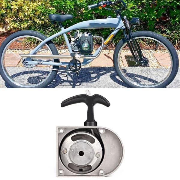Startmotorstartkit i legering Passar 49cc 50cc 60cc 66cc 70cc 80cc 2-taktsmotoriserade cyklar