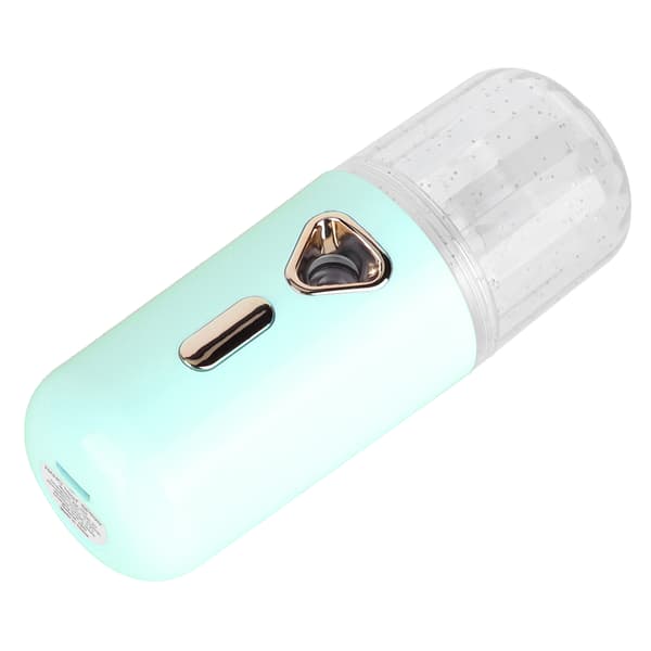 30ml Mini Ansiktsfuktare Bärbar Nano Atomisering USB Laddning Ansiktsmistspray Grön