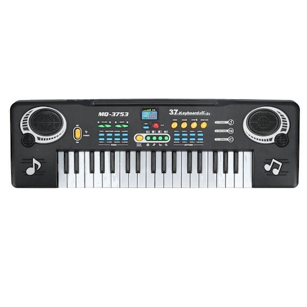 Elektroniskt Mini Piano för Barn 37 Tangenter Portabel Multifunktionell Keyboard för Barns Inlärning