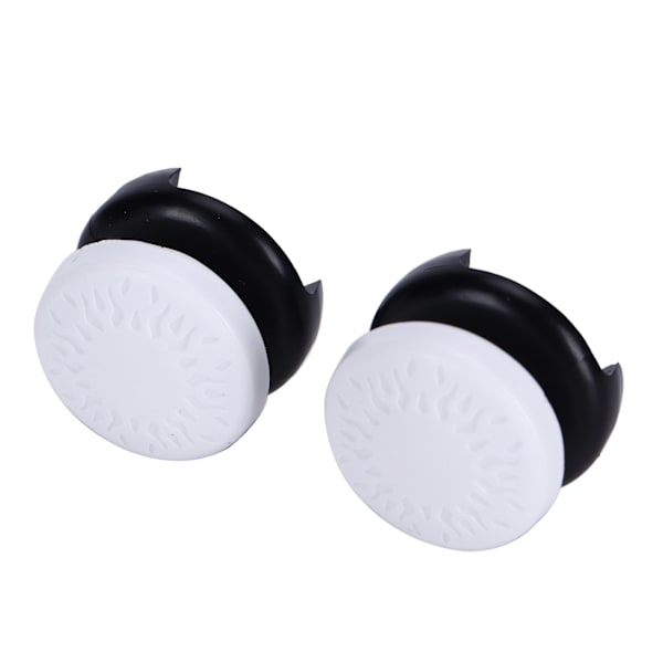 2 stk. Thumbstick blødt silikonecover greb stick joystick controller gamepad nøglehætte til PS5 hvid