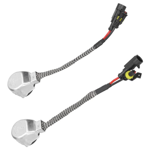 2 stk. Lampeholder Adapter Kabel Stik Konverter til Xenon HID Pære D2S/D4S Ballaster